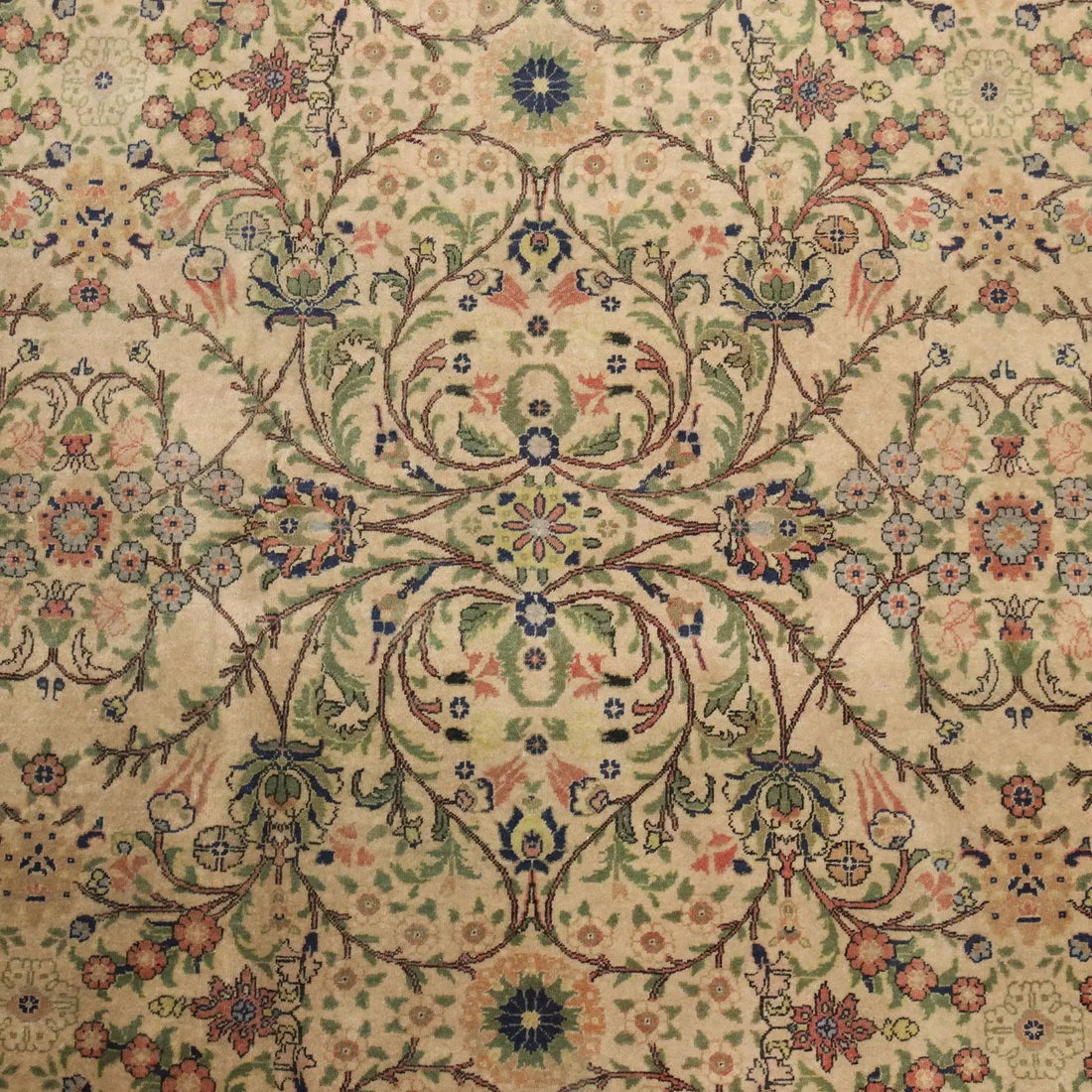 Antique Hereke Carpet Cotton Wool Turkey 148 x 97 In