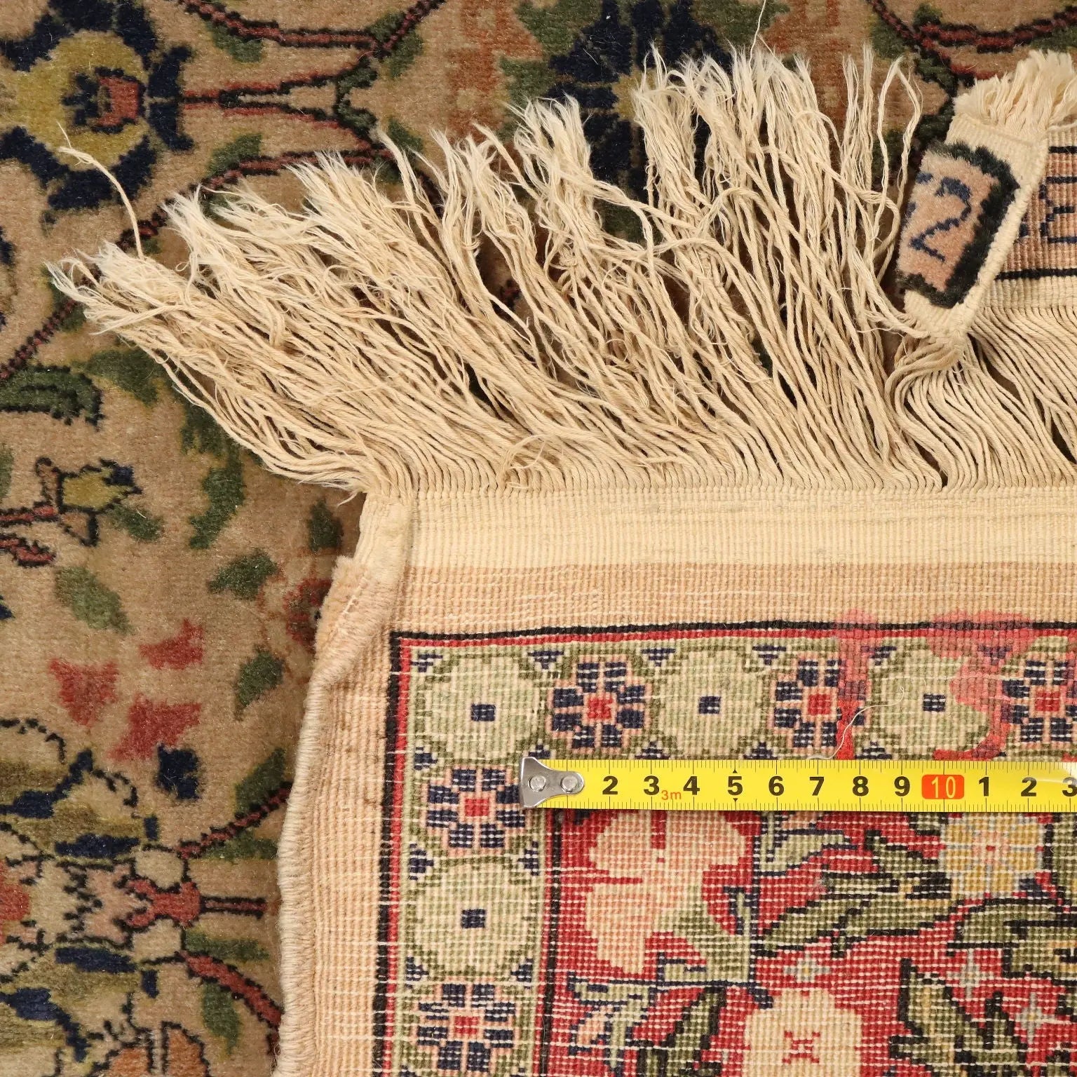 Antique Hereke Carpet Cotton Wool Turkey 148 x 97 In