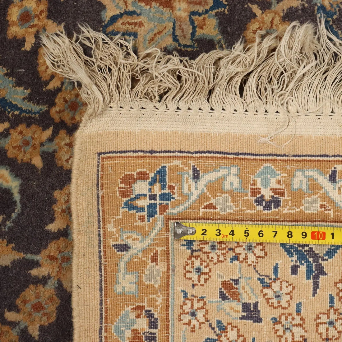 Antique Main Carpet in Cotton and Wool - 