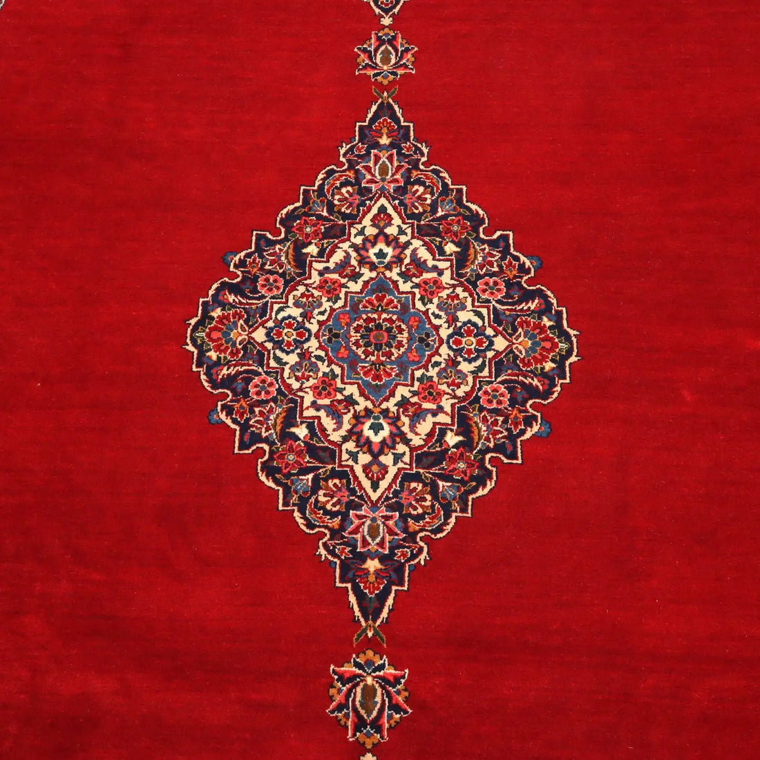 Antique Asian Carpet Cotton Wool Thin Knot 131 x 85 In