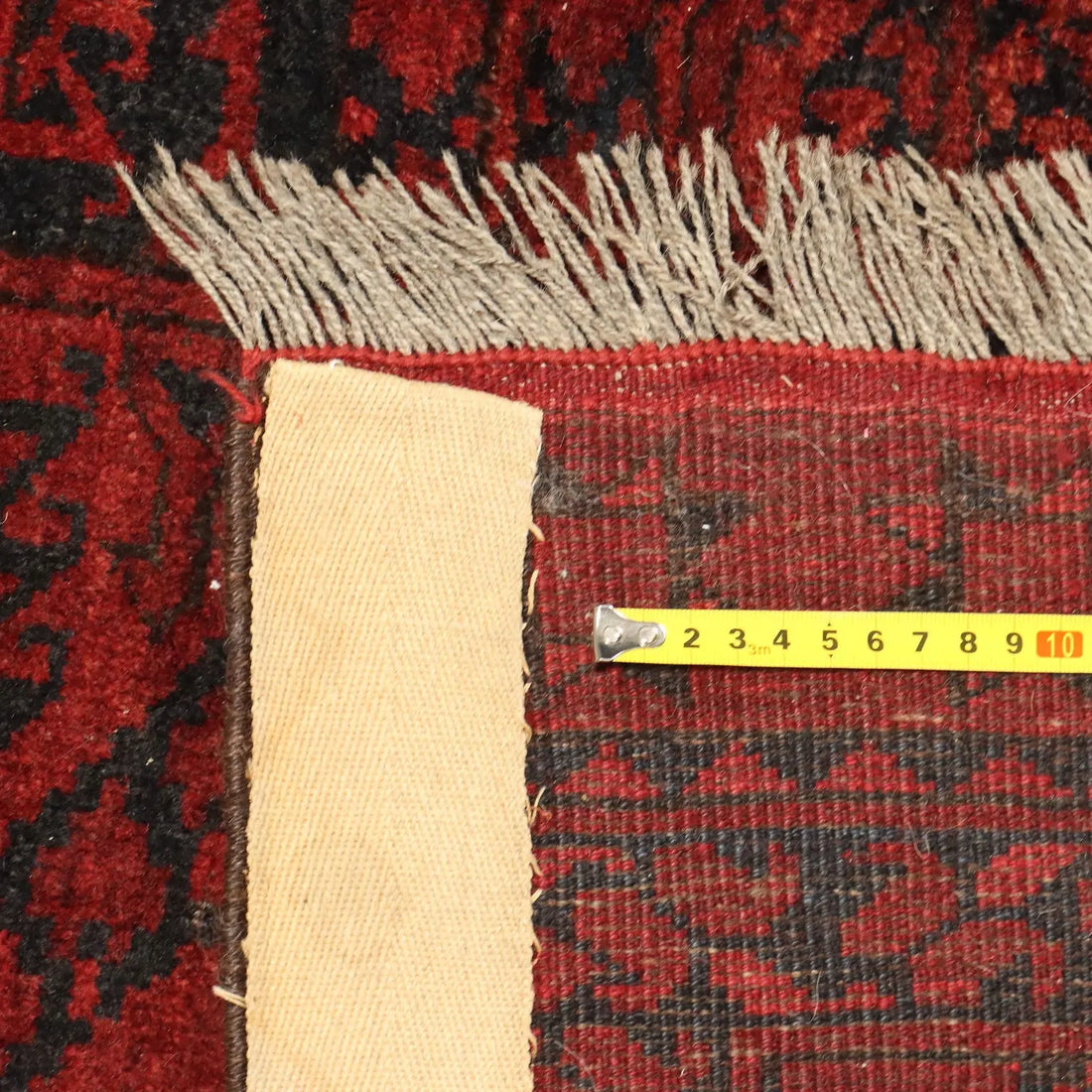 Antique Asian Rug Wool Heavy Knot Handmade 102 x 94 In