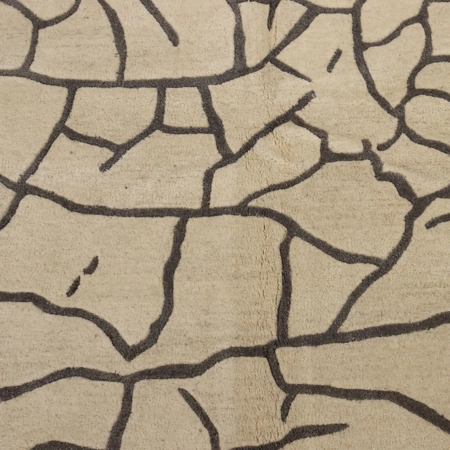 Vintage Cretto Sartori Carpet Wool Heavy Knot Handmade 102 x 110 In