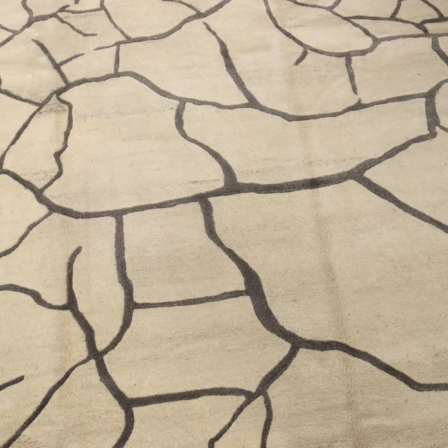 Vintage Cretto Sartori Carpet Wool Heavy Knot Handmade 102 x 110 In