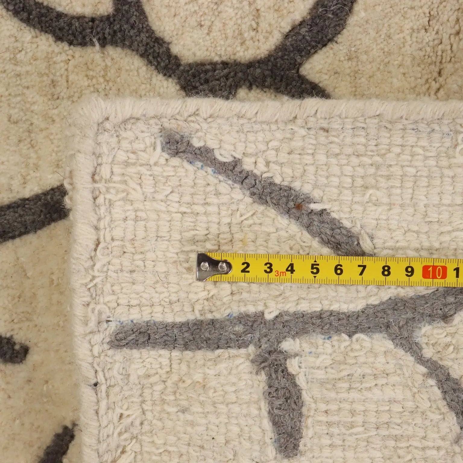 Vintage Cretto Sartori Carpet Wool Heavy Knot Handmade 102 x 110 In