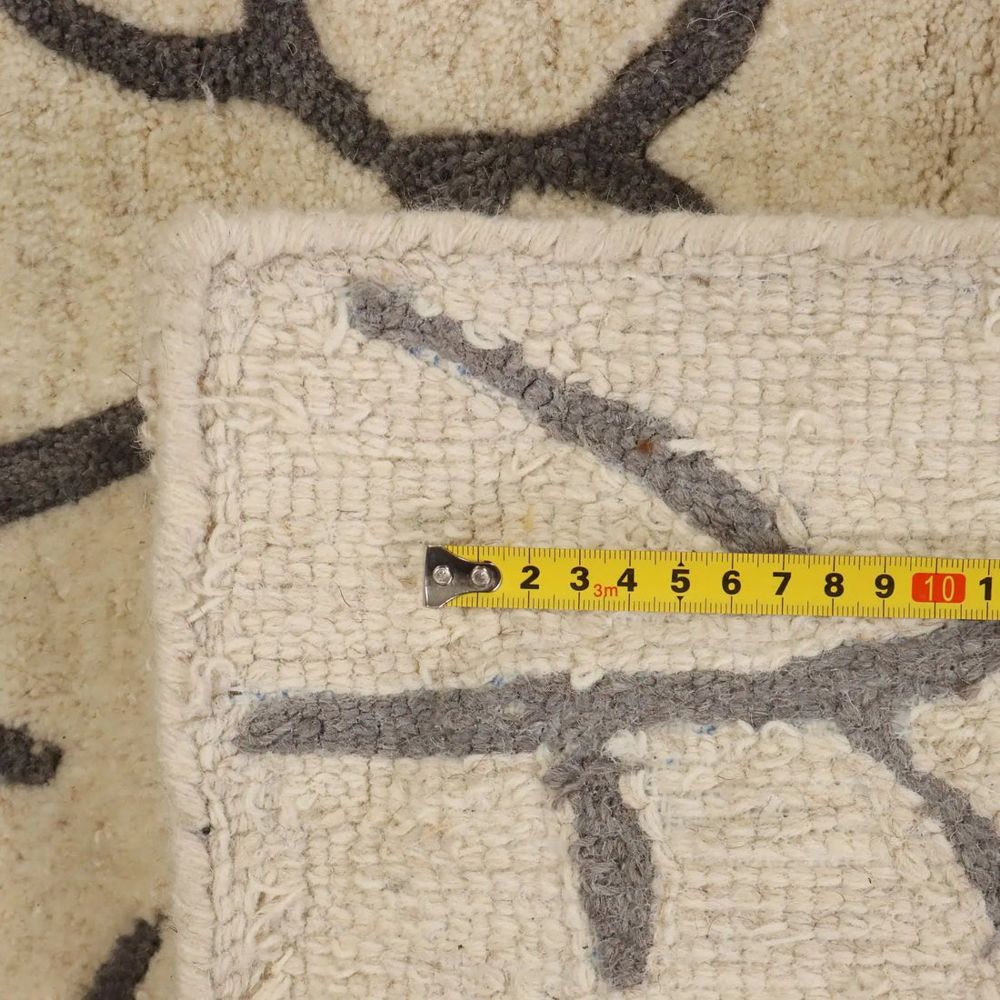 Vintage Cretto Sartori Carpet Wool Heavy Knot Handmade 102 x 110 In