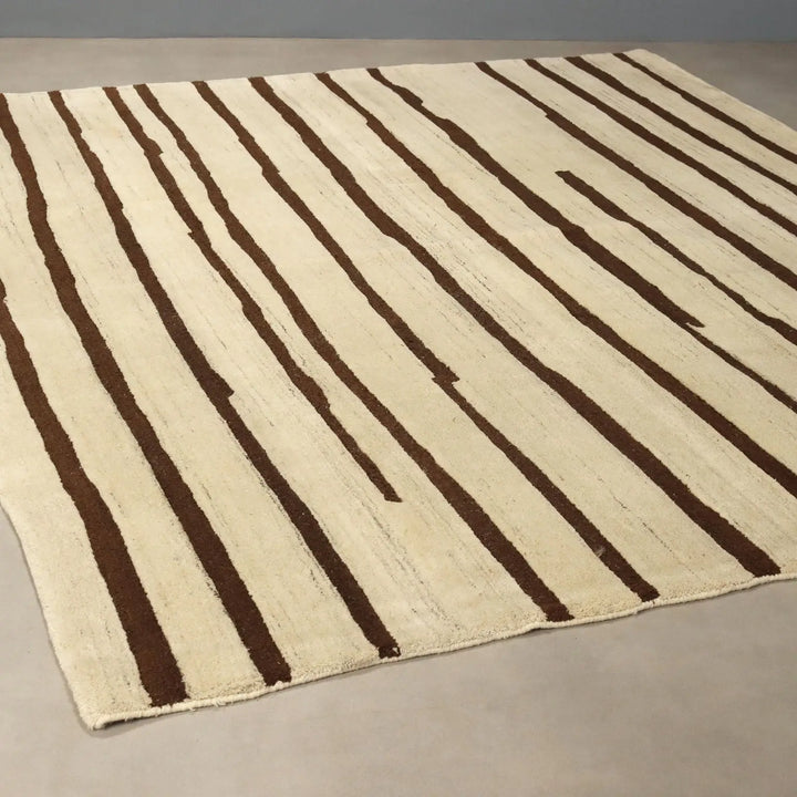 Asian Carpet Wool Heavy Knot Handmade 108 x 100 In