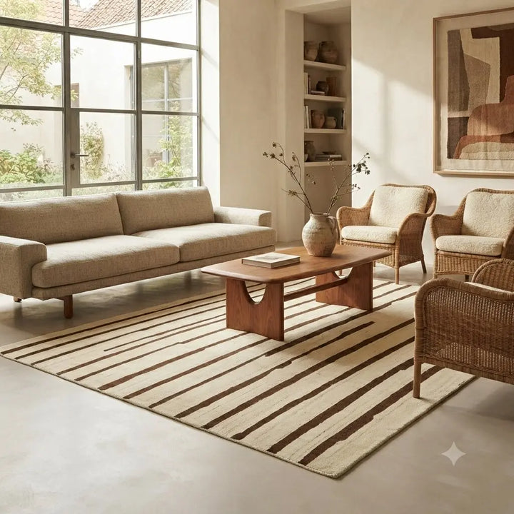 Asian Carpet Wool Heavy Knot Handmade 108 x 100 In
