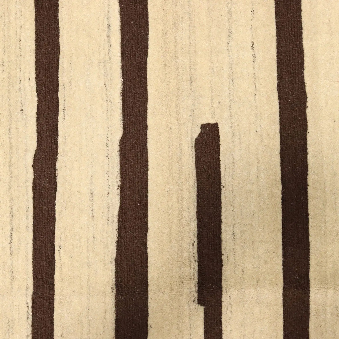 Vintage Sartori Burano Rug Thin Knot Striped 108 x 100 In