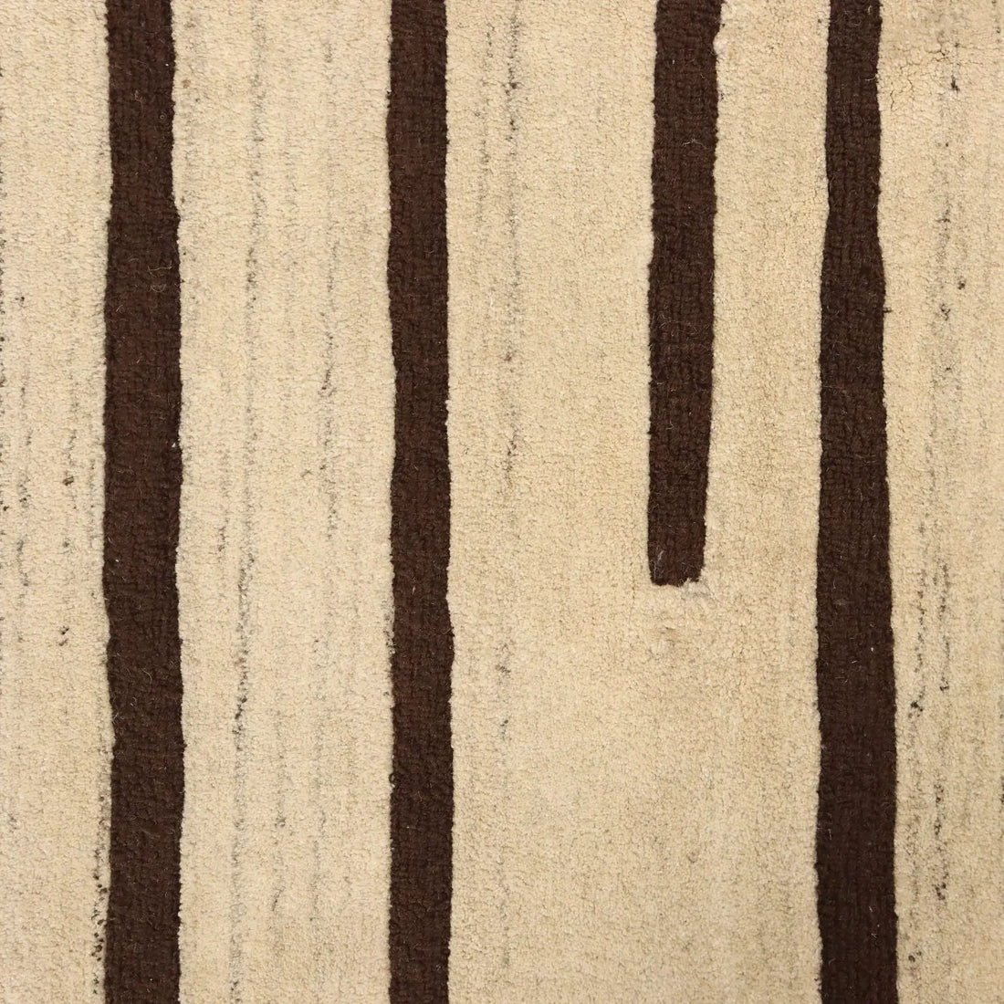 Vintage Sartori Burano Rug Thin Knot Striped 108 x 100 In