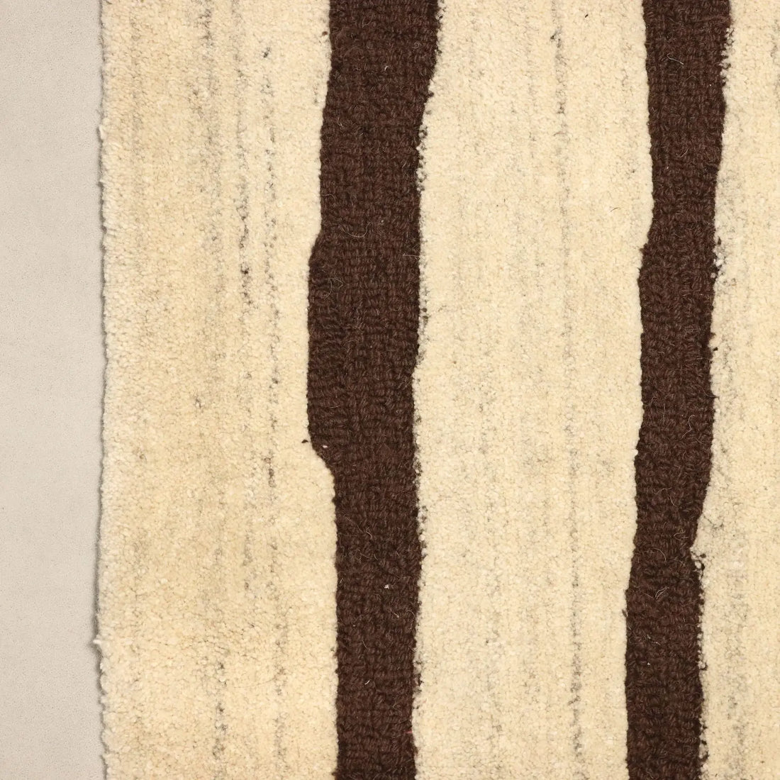 Vintage Sartori Burano Rug Thin Knot Striped 108 x 100 In