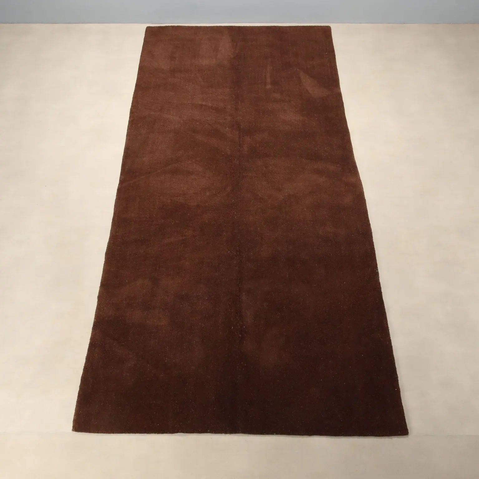 Vintage Sartori Burano Carpet Wool Thin Knot Handmade 157 x 67 In