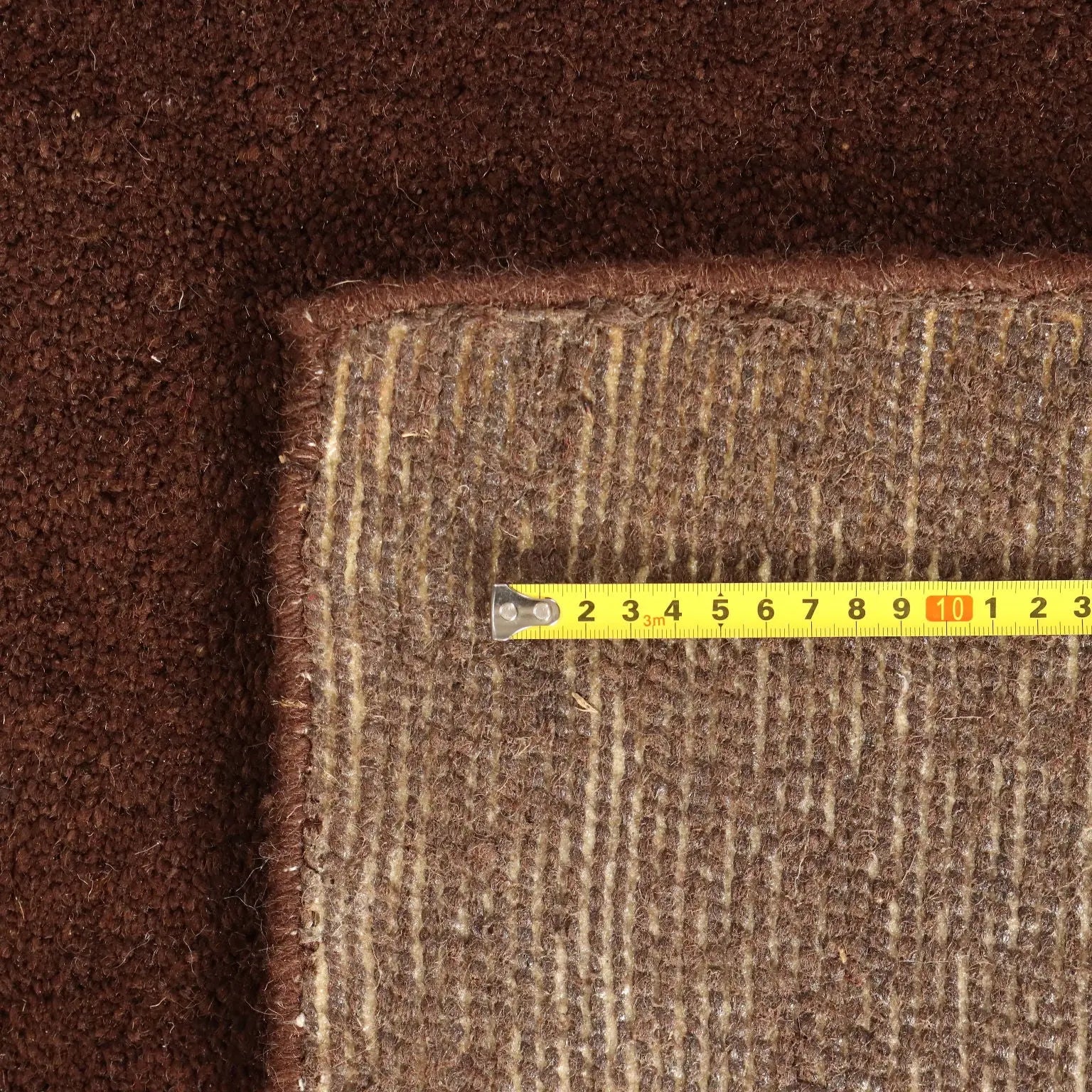 Vintage Sartori Burano Carpet Wool Thin Knot Handmade 157 x 67 In