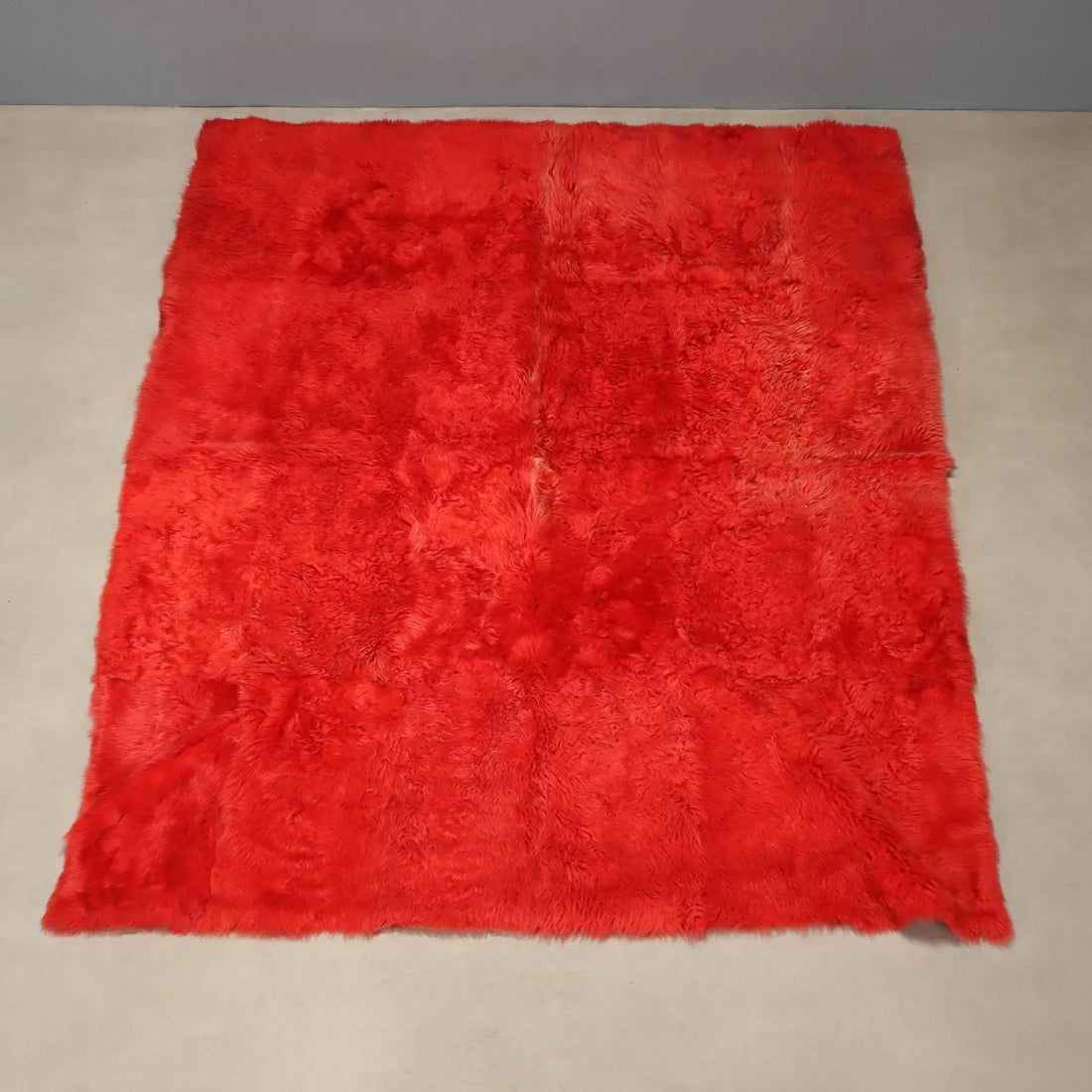 Antique Tulu Carpet Wool Handmade Turkey 88 x 71 In