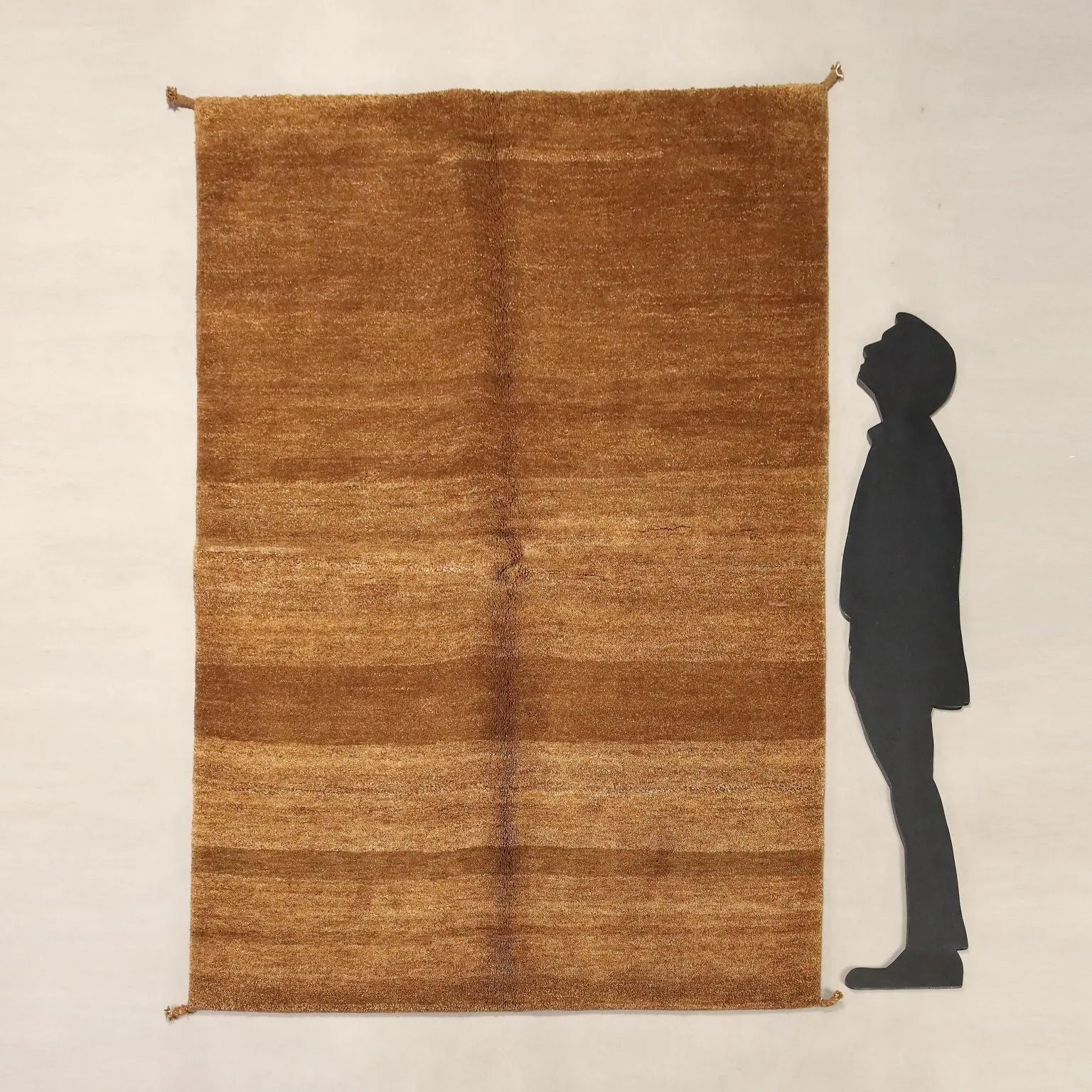 Antique Gabbeh Carpet Wool Heavy Knot Handmade 67 x 94 In