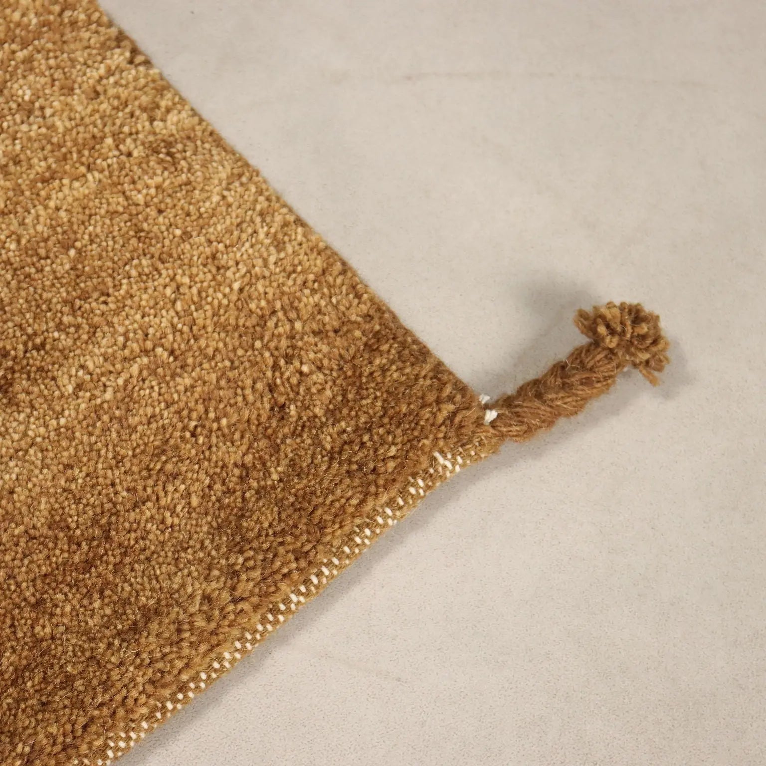 Antique Gabbeh Carpet Wool Heavy Knot Handmade 67 x 94 In
