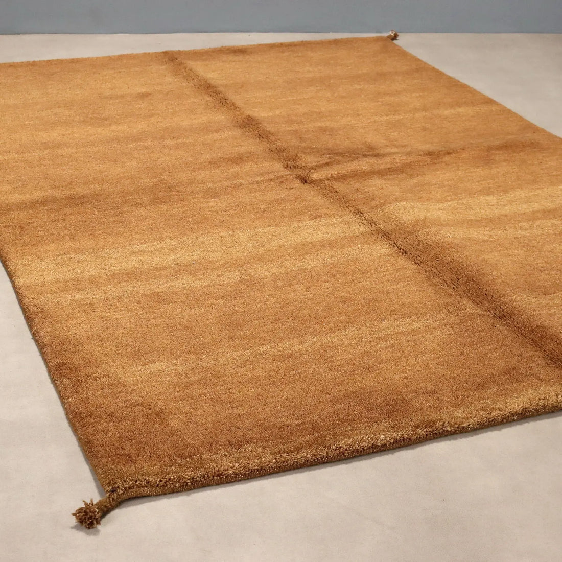 Antique Gabbeh Carpet Wool Heavy Knot India 67 x 94 In