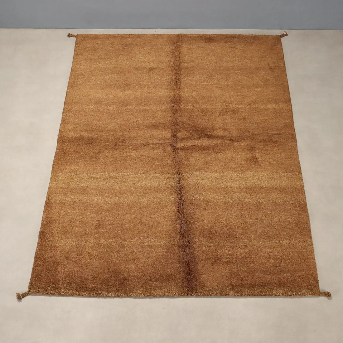 Antique Gabbeh Carpet Wool Heavy Knot India 67 x 94 In