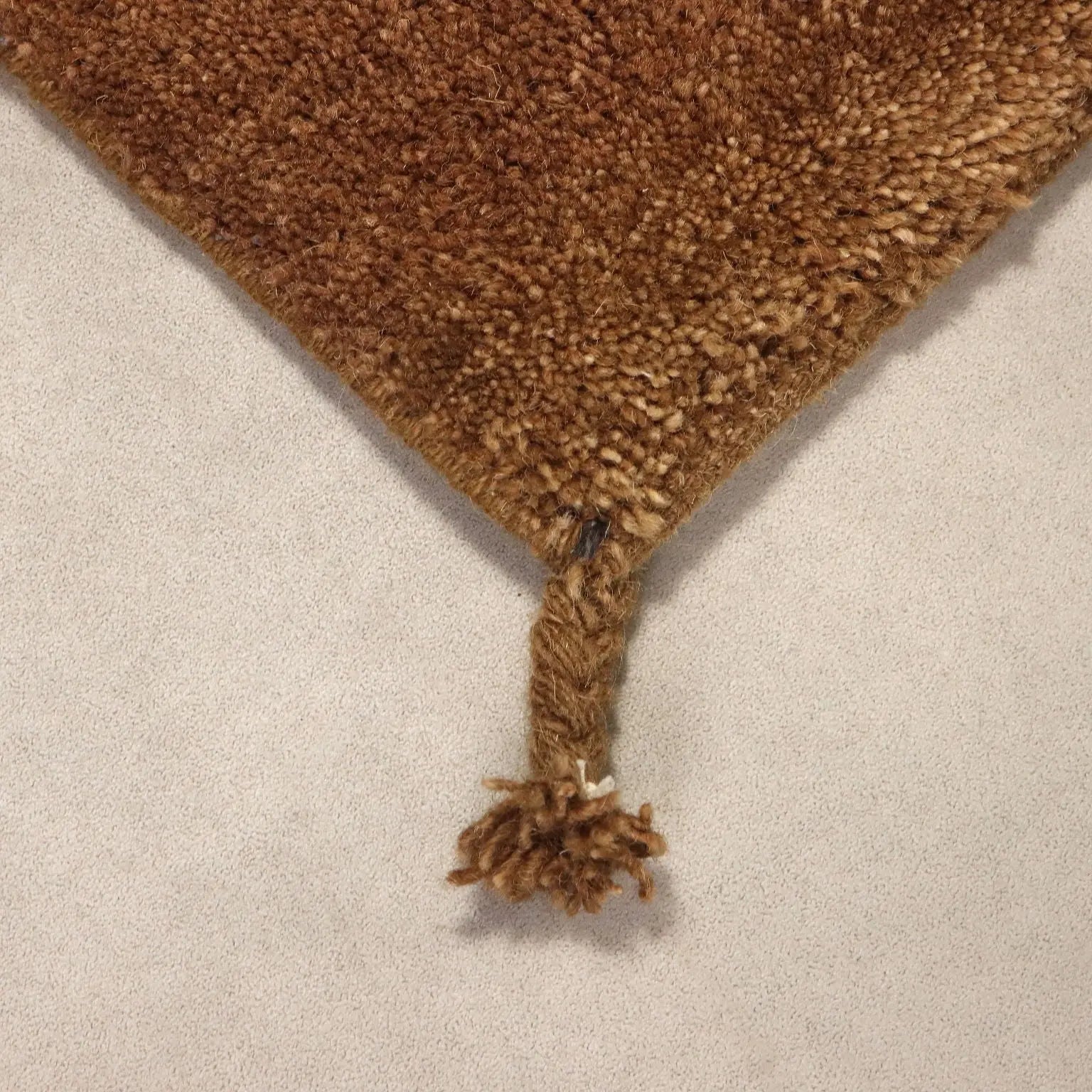 Antique Gabbeh Carpet Wool Heavy Knot India 67 x 94 In