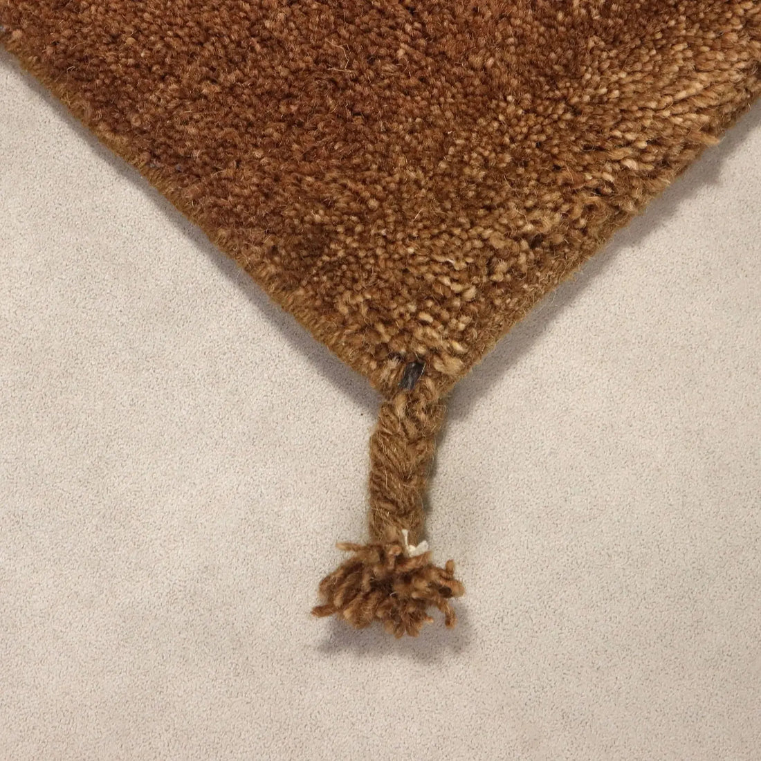 Antique Gabbeh Carpet Wool Heavy Knot India 67 x 94 In