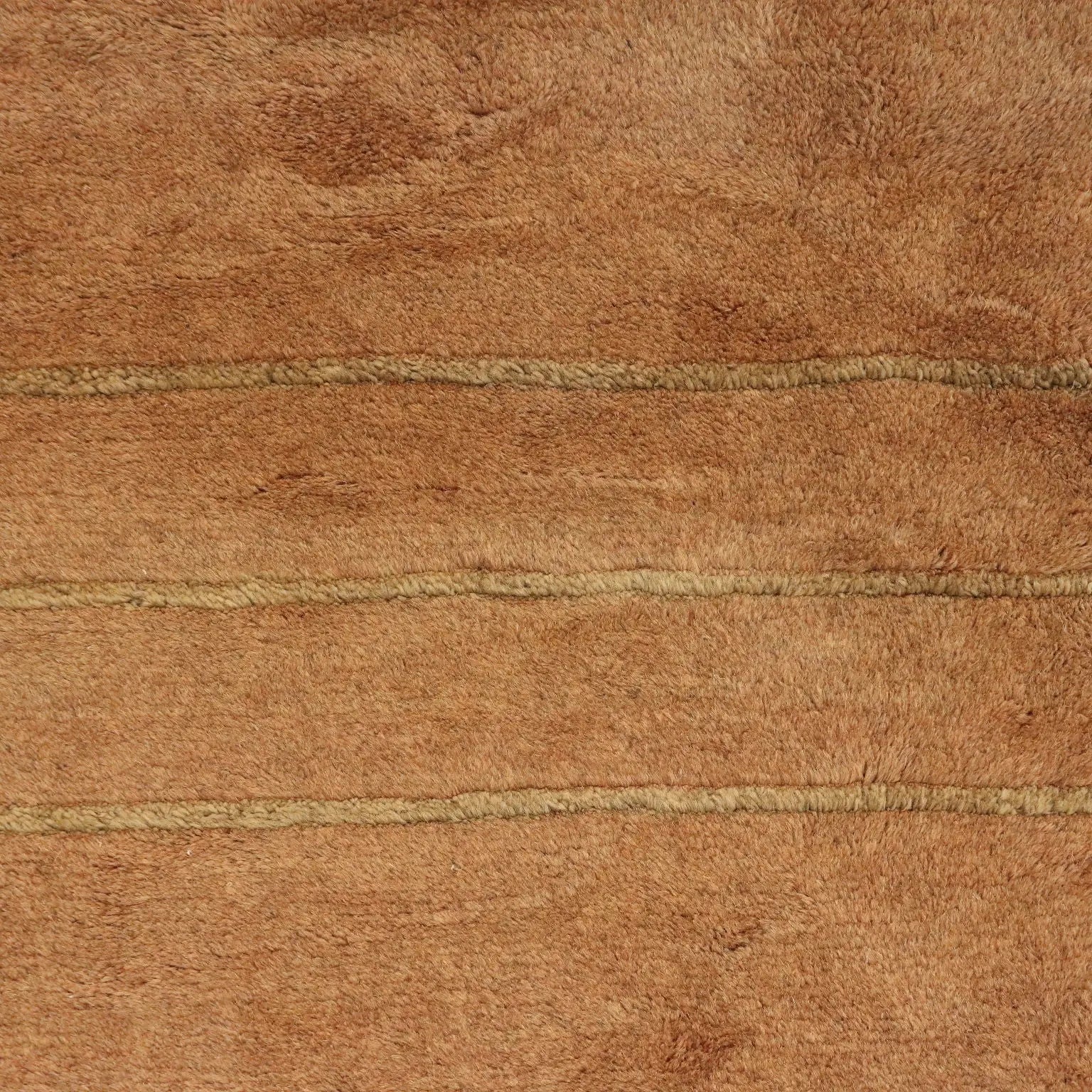 Antique Asian Carpet Wool Heavy Knot Handmade 118 x 31 In