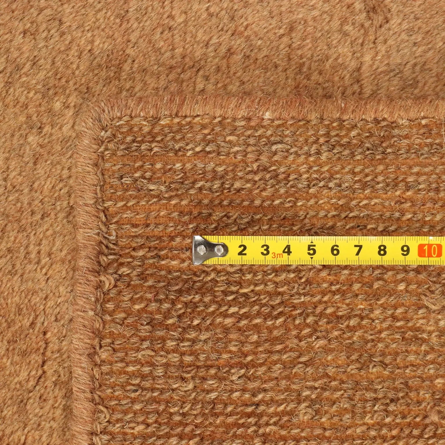 Antique Asian Carpet Wool Heavy Knot Handmade 118 x 31 In