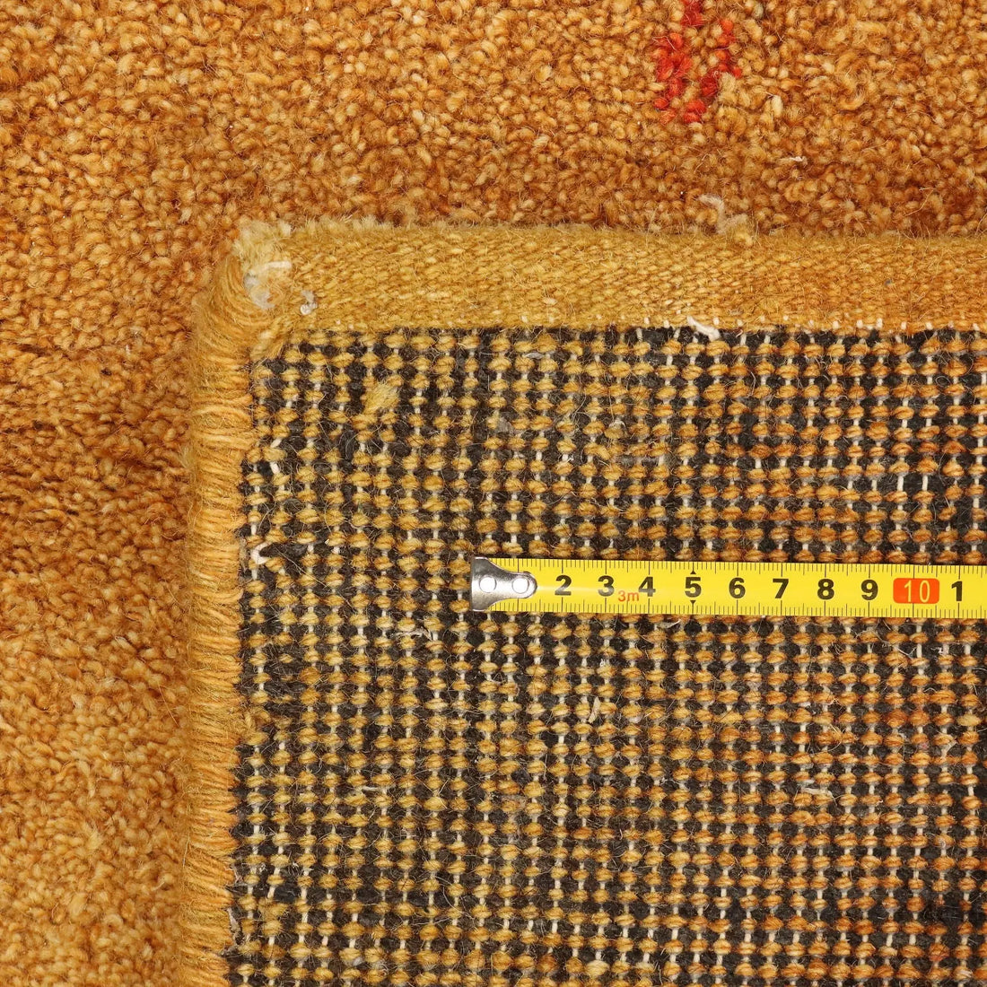 Antique Asian Carpet Cotton Wool Heavy Knot 79 x 55 In
