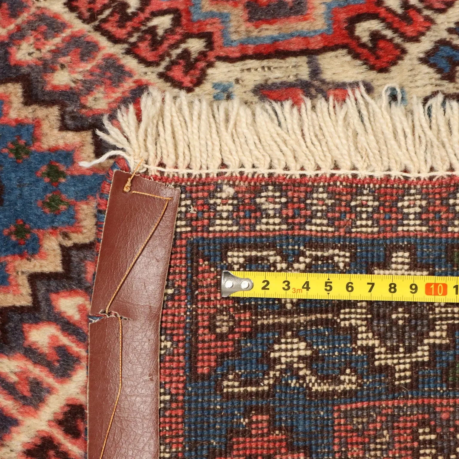 Antique Asian Carpet Wool Heavy Knot Handmade 94 x 64 In