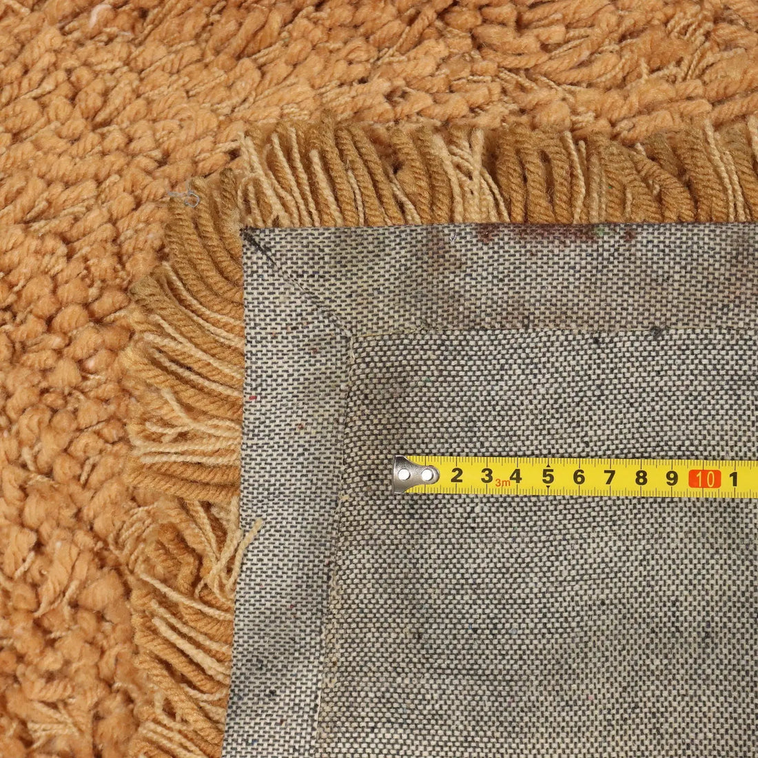 Modern Carpet Wool Heavy Knot Machine Made 90 x 69 In