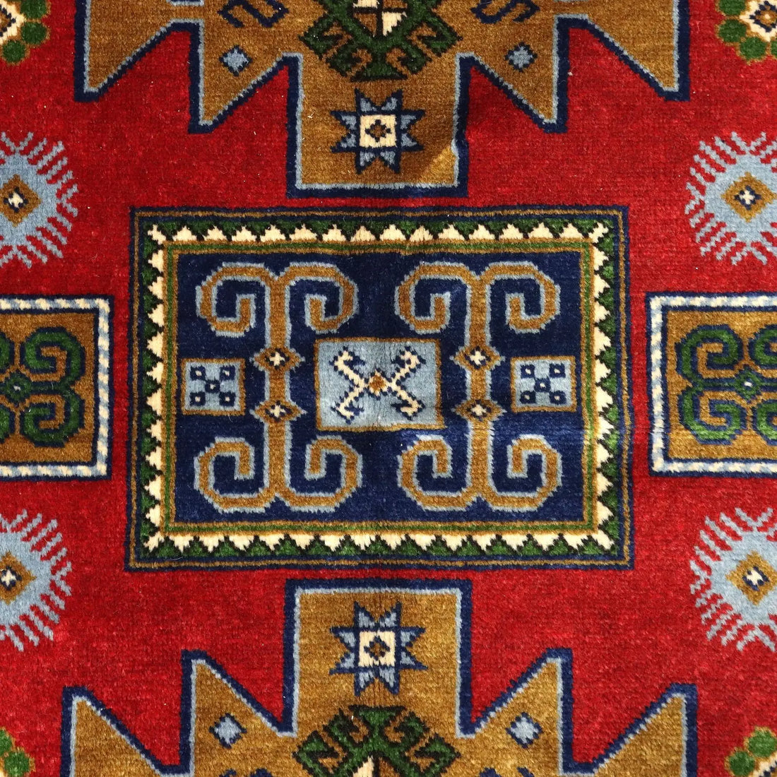Antique Shirwan Carpet Cotton Wool Thin Knot Russia 84 x 59 In