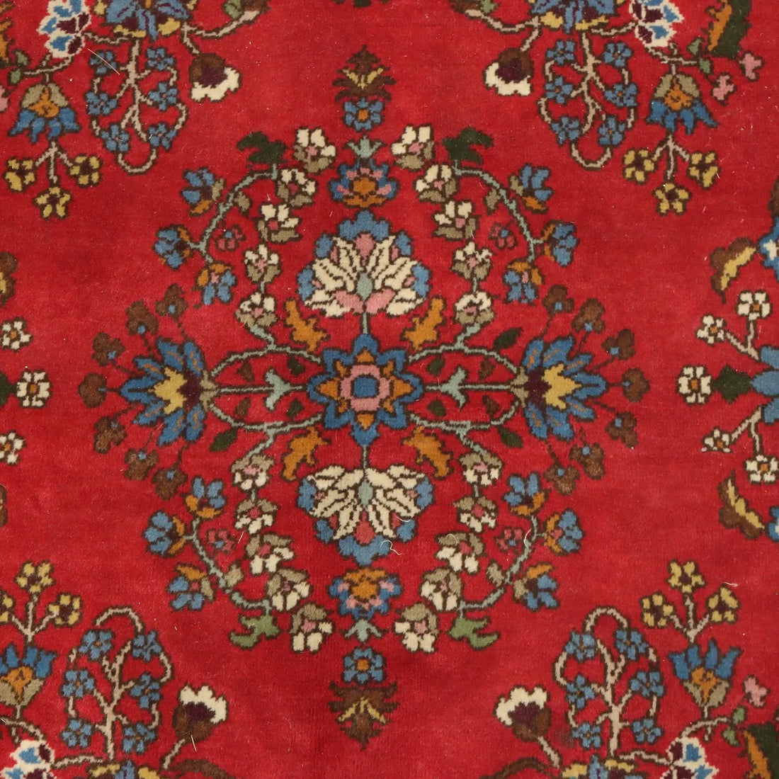 Antique Esparta Carpet Cotton Wool Heavy Knot 102 x 67 In