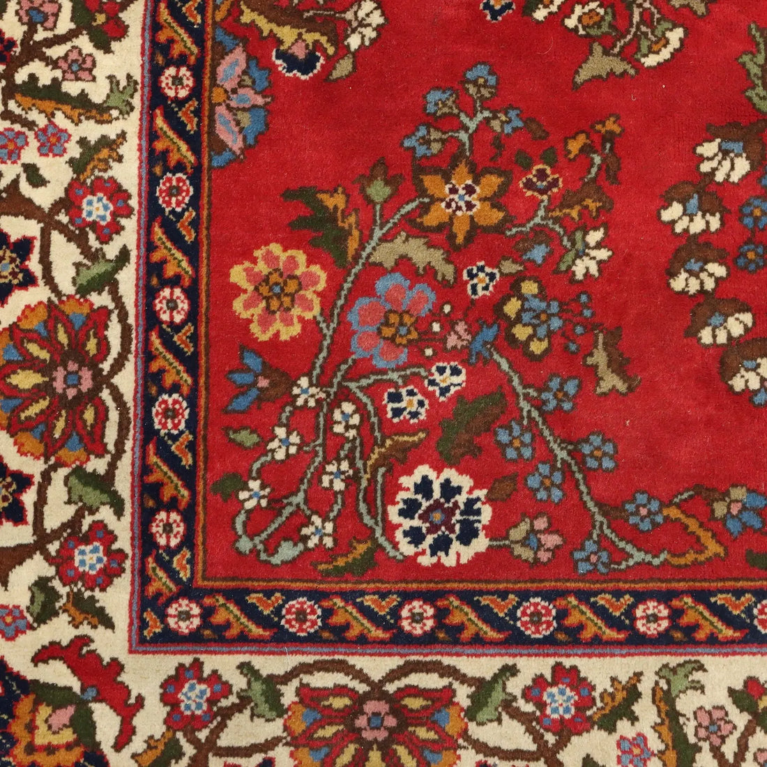 Antique Esparta Carpet Cotton Wool Heavy Knot 102 x 67 In