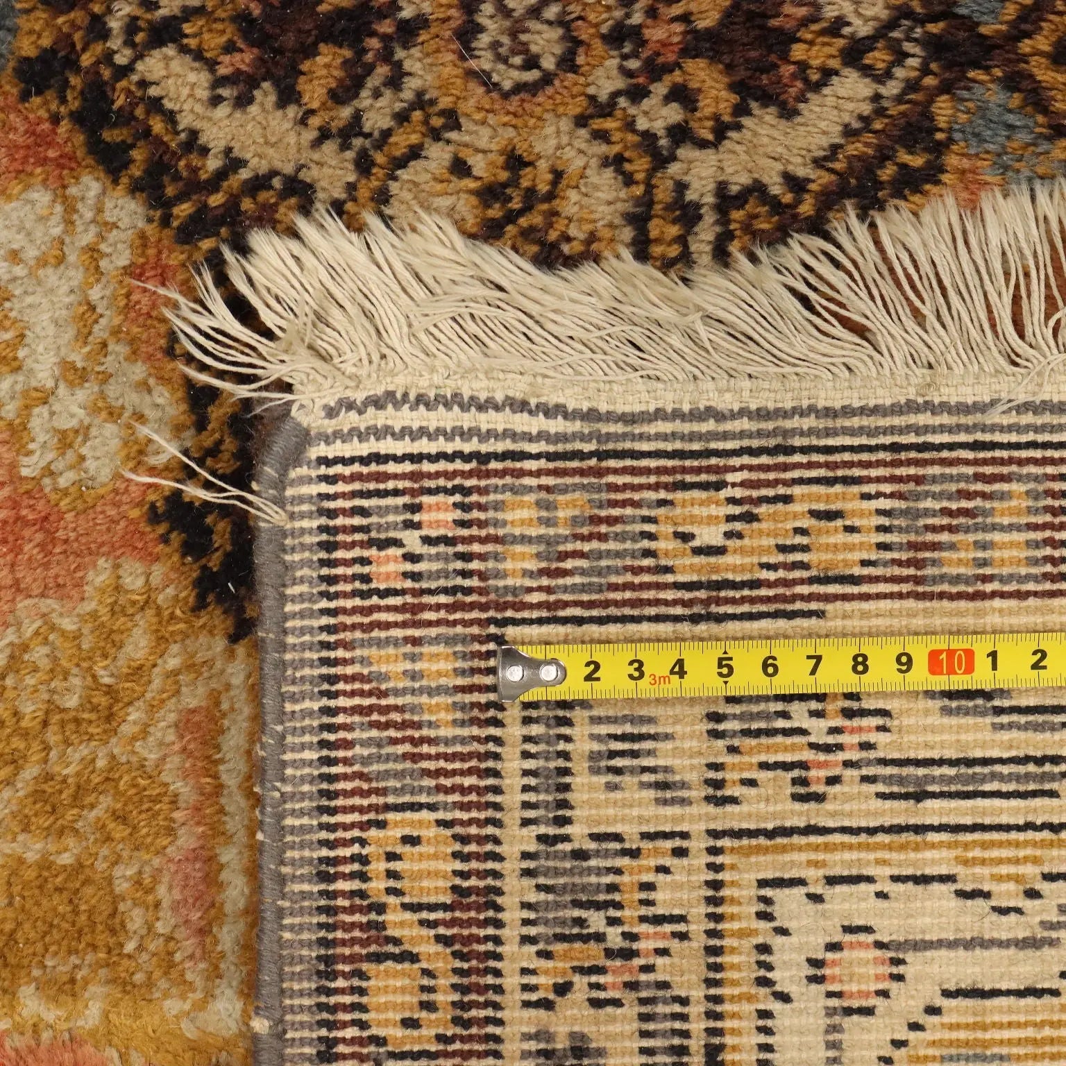 Antique Agadir Carpet Cotton Wool Heavy Knot Morocco 98 x 67 In