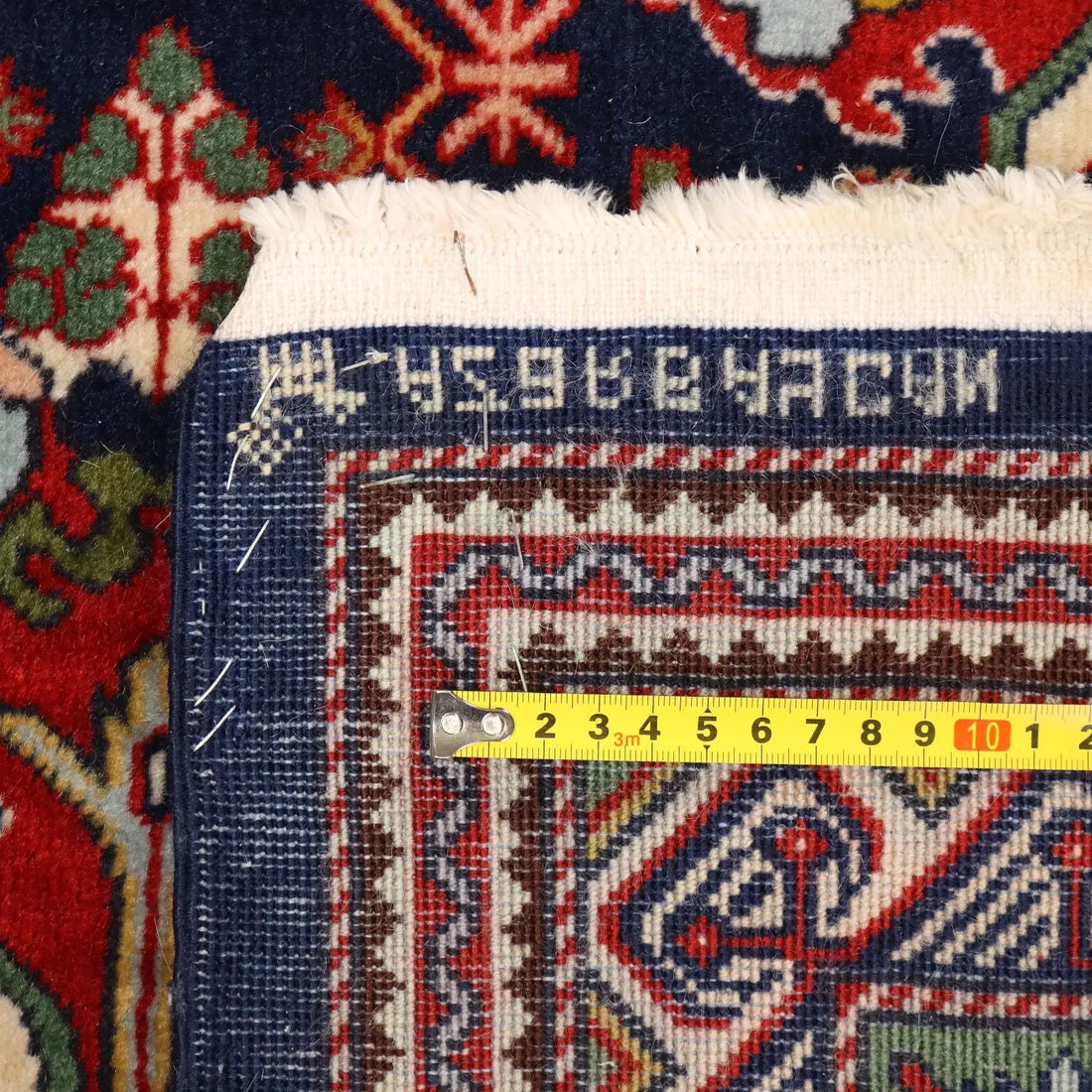 Antique Shirvan Carpet Cotton Wool Thin Knot Russia 79 x 51 In