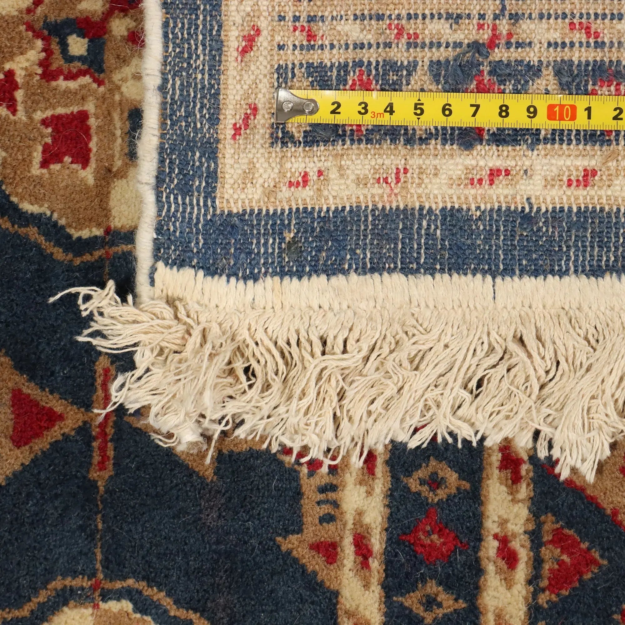 Modern Machine Made Carpet Cotton Thin Knot 104 x 71 In