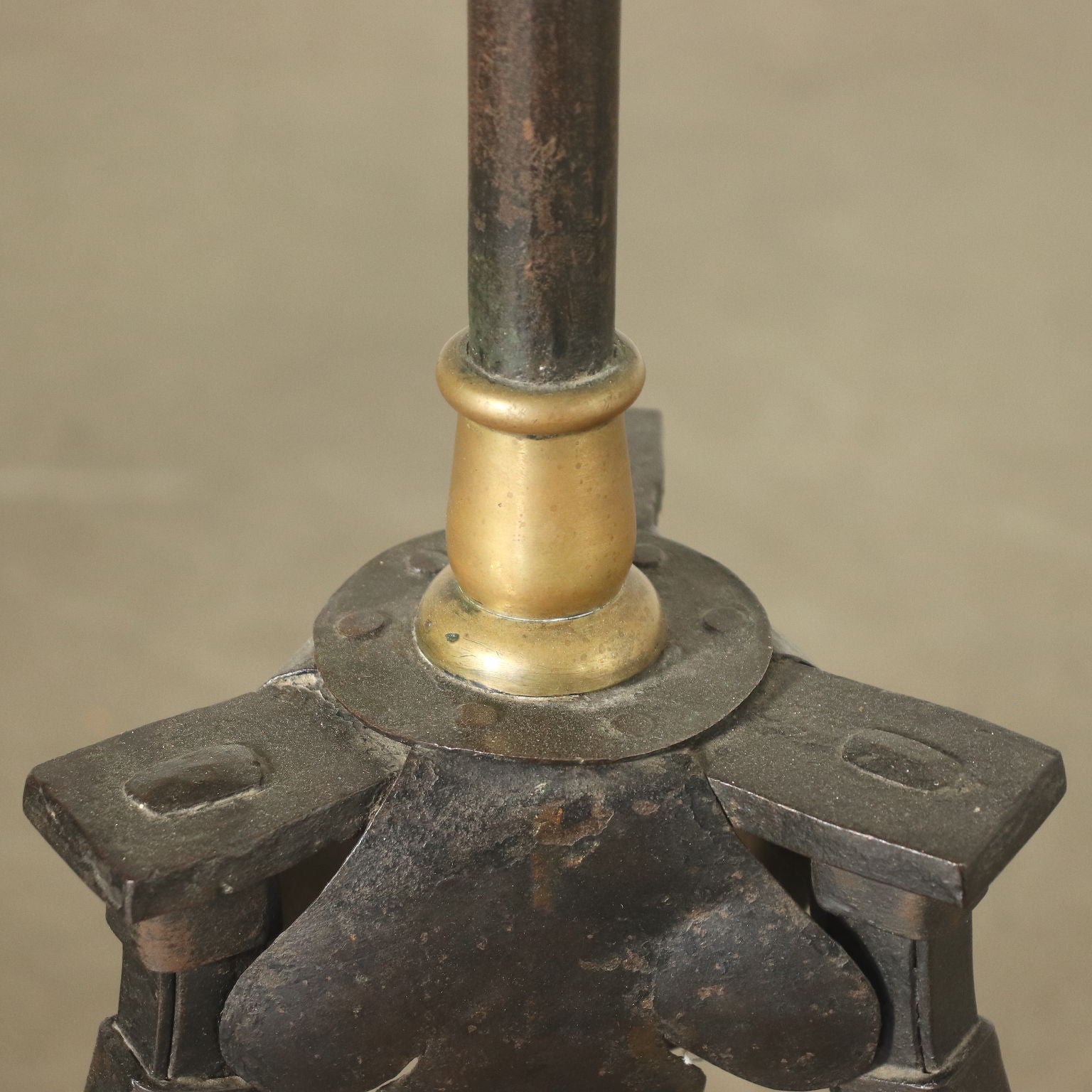 Pair of Antique Torch Holders Wrought Iron Italy XIX Century | Antiques  Lighting