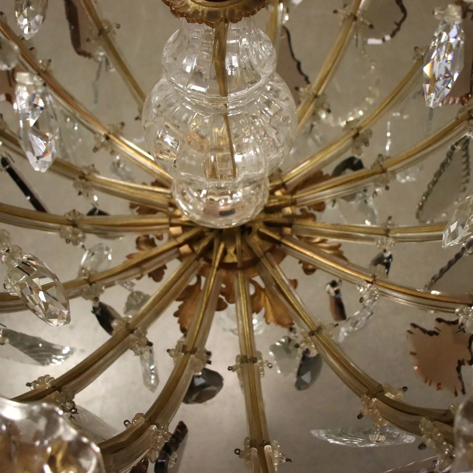 Chandelier Glass Italy XX Century | Antiques | Lighting