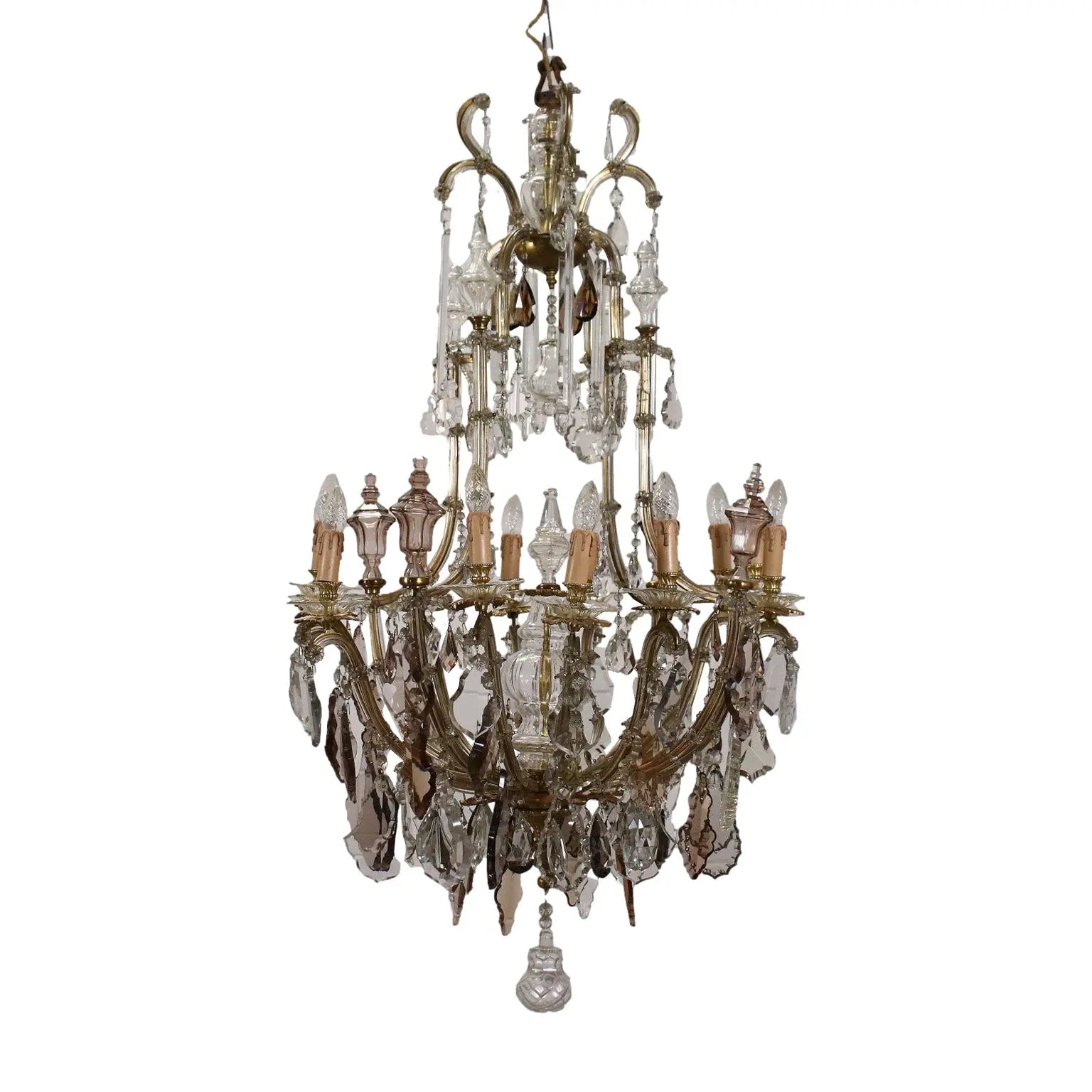 Chandelier Glass Italy XX Century | Antiques | Lighting