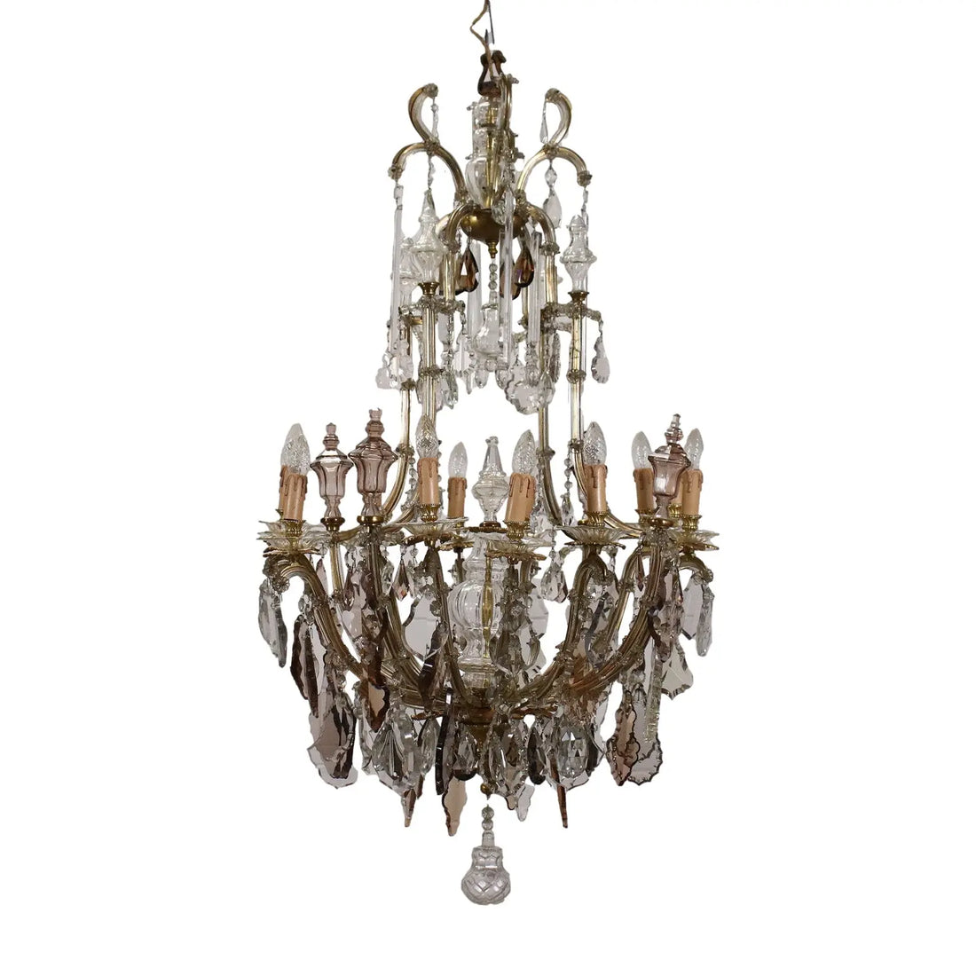 Chandelier Glass Italy XX Century | Antiques | Lighting