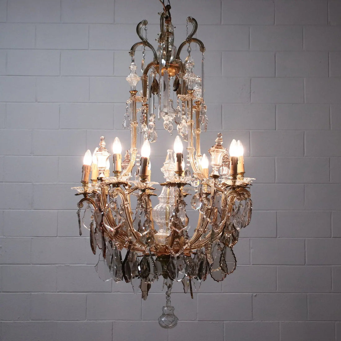 Chandelier Glass Italy XX Century | Antiques | Lighting