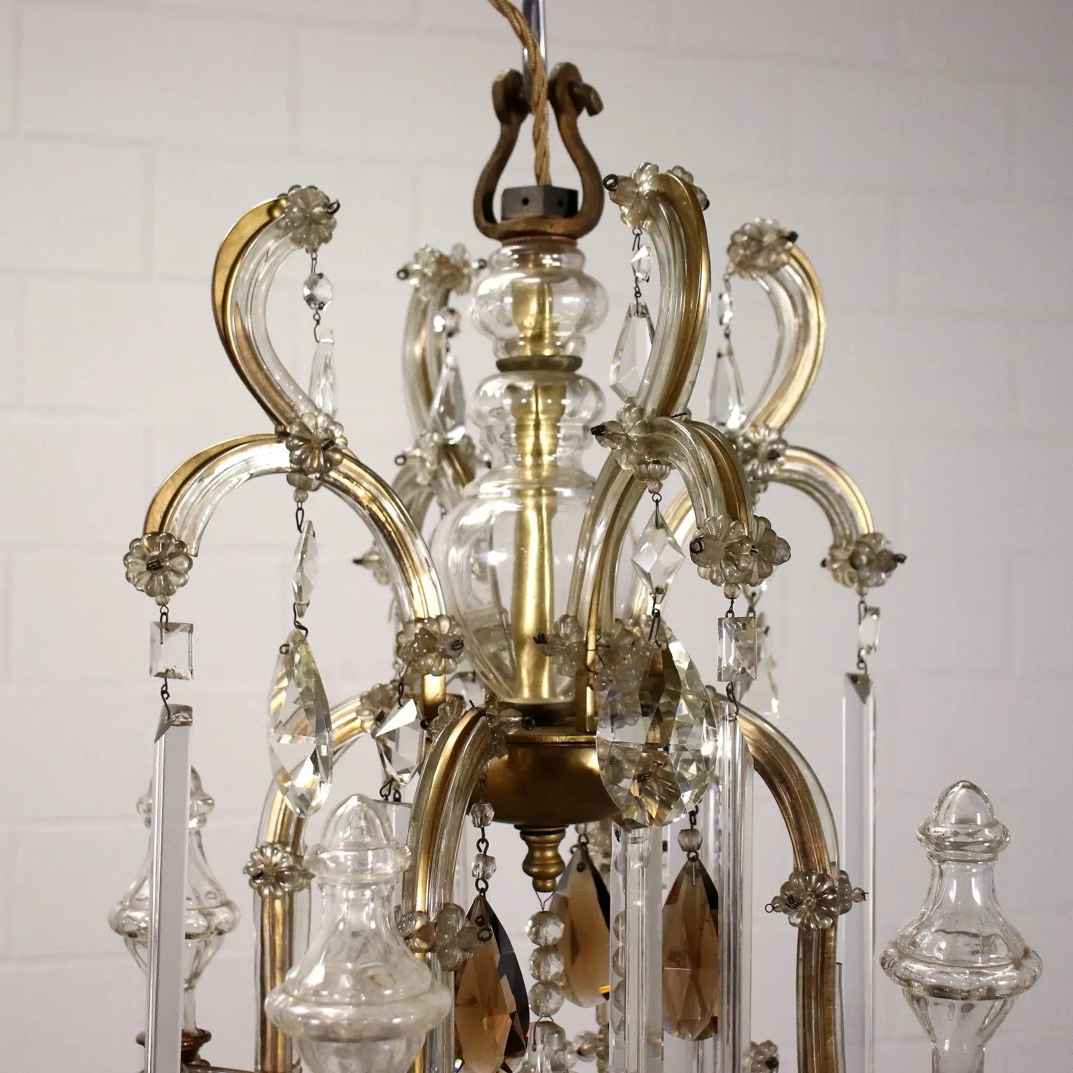 Chandelier Glass Italy XX Century | Antiques | Lighting