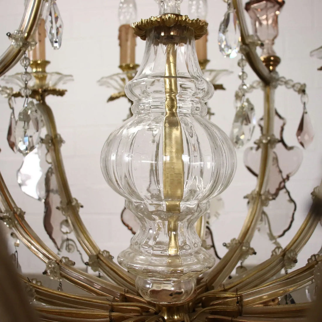 Chandelier Glass Italy XX Century | Antiques | Lighting