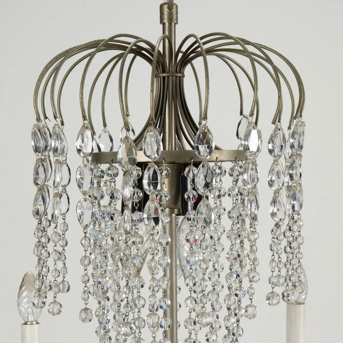 Antique Chandelier 6-Lights Glass Italy XX Century | Antiques | Lighting