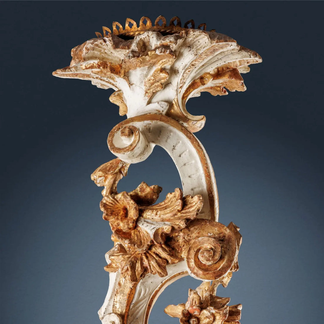 Pair of Antique Baroque Style Candle-Holders Wood Italy 1750 ca. - Milan, 1750 ca. | Antiques | Lighting