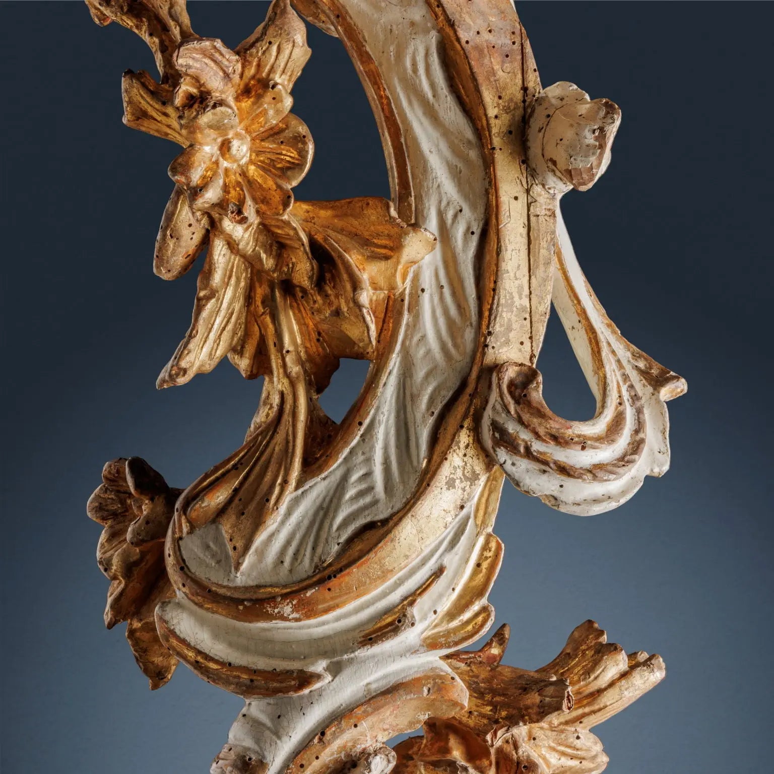 Pair of Antique Baroque Style Candle-Holders Wood Italy 1750 ca. - Milan, 1750 ca. | Antiques | Lighting