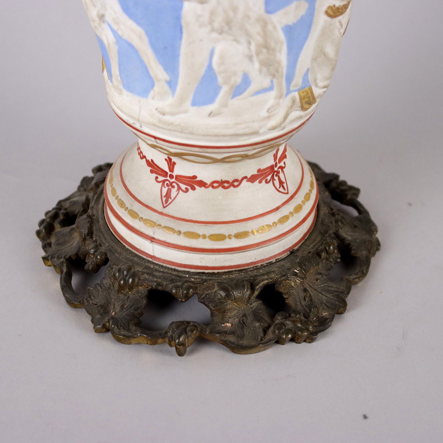 Oil Lamp Ceramic Europe XIX Century - Europe XIX Century | Antiques  Lighting