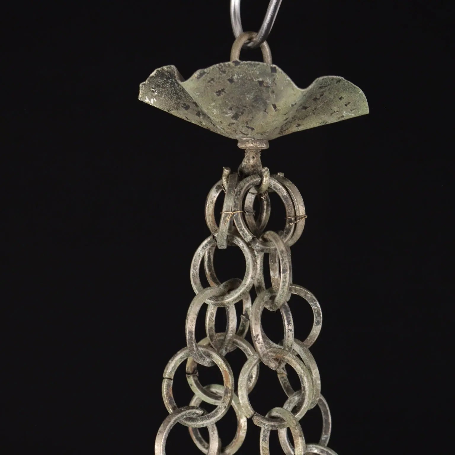 Antique Chandelier Metal 6 Lights Italy XX Century - Italy 20th century | Antiques | Lighting
