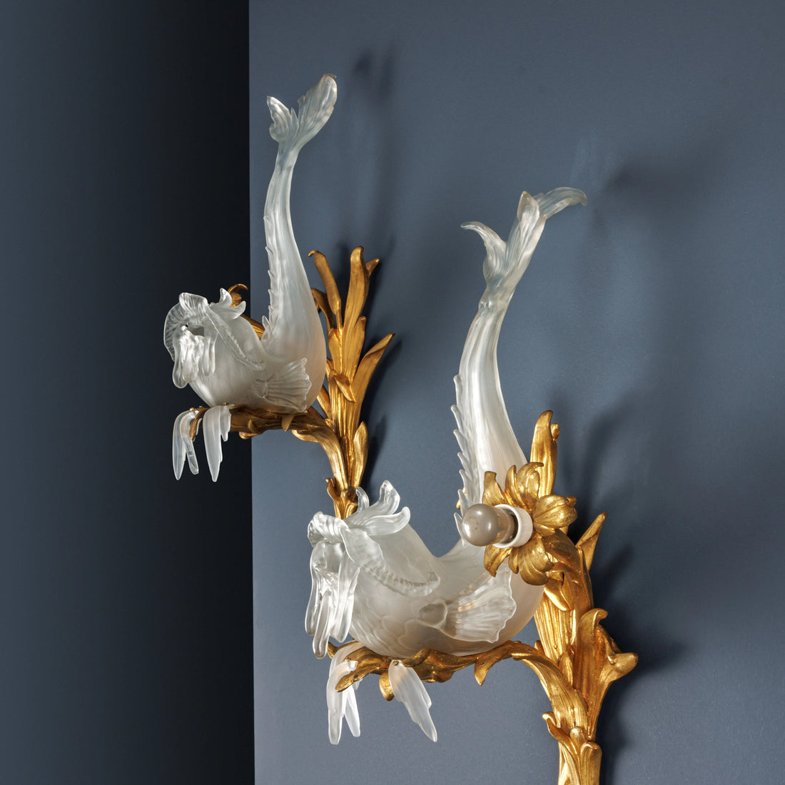 Pair of Antique Art Nouveau Wall Lamps Bronze Italy XX Century - France, Early XX Century | Antiques | Lighting