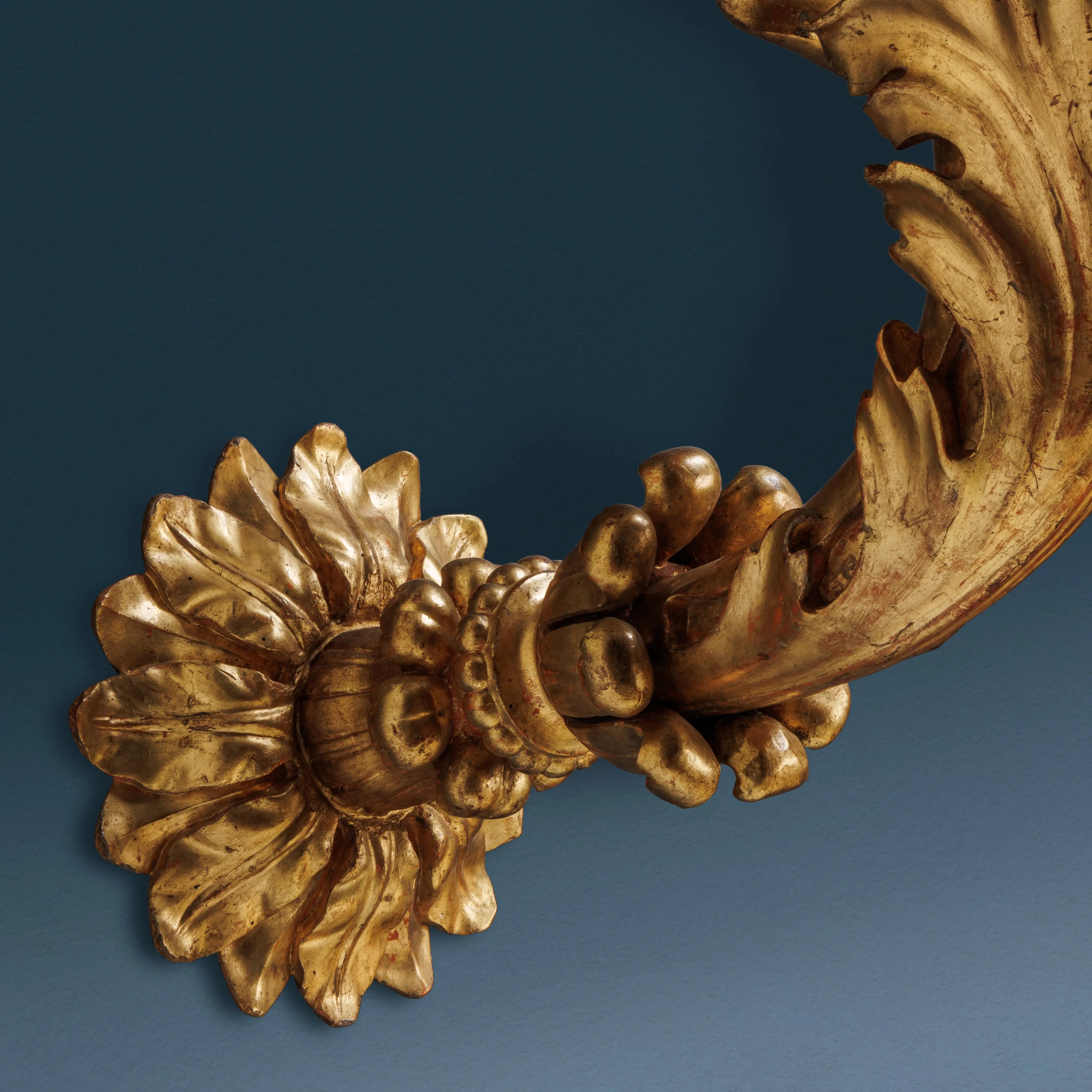 Antique Baroque Lantern Holders Gilded Wood Italy XVIII Century - Lombardy, Early XVIII Century | Antiques | Lighting