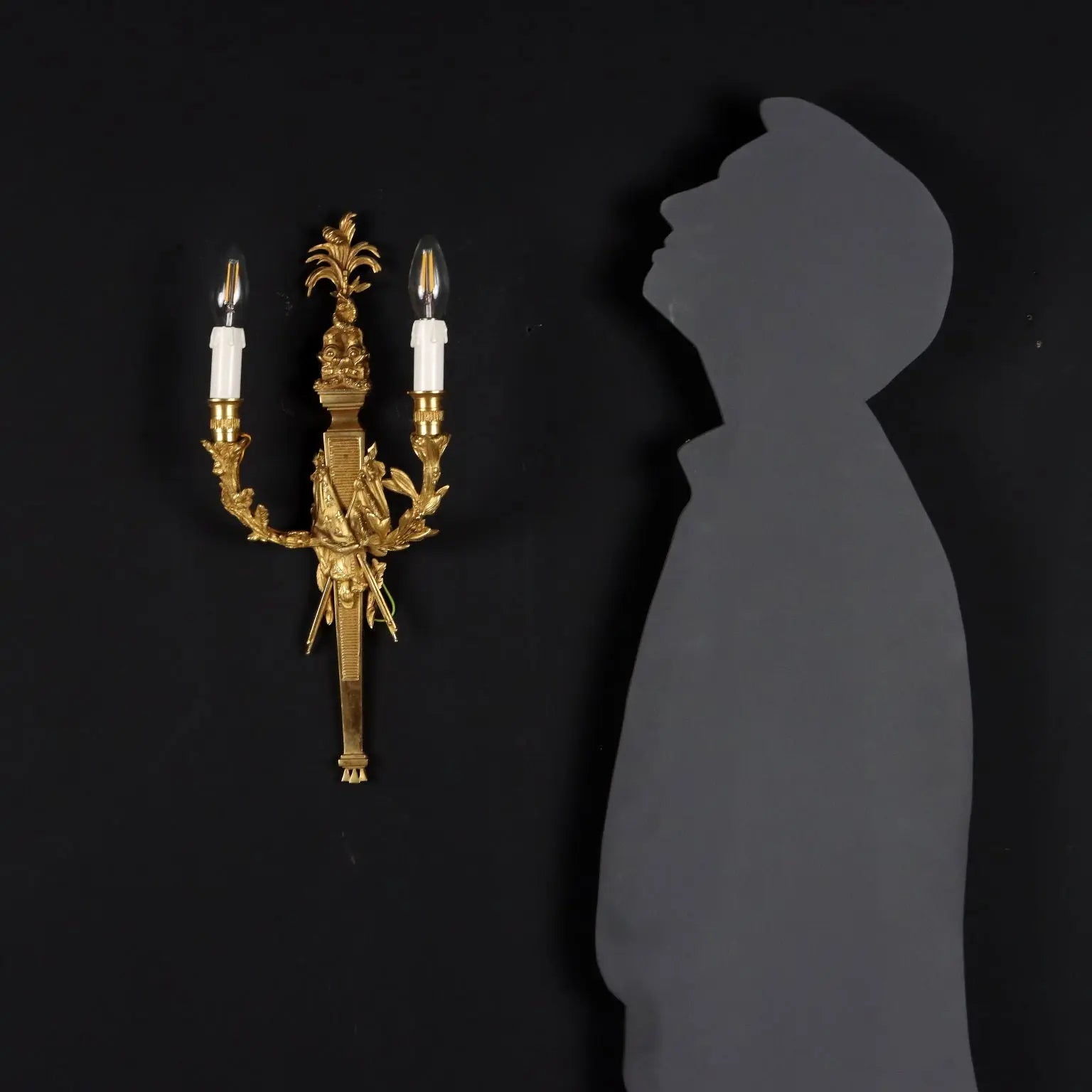 Pair of Wall Lamps Neoclassical Style XX Century Antiques Chandeliers - Italy 20th century | Antiques | Lighting