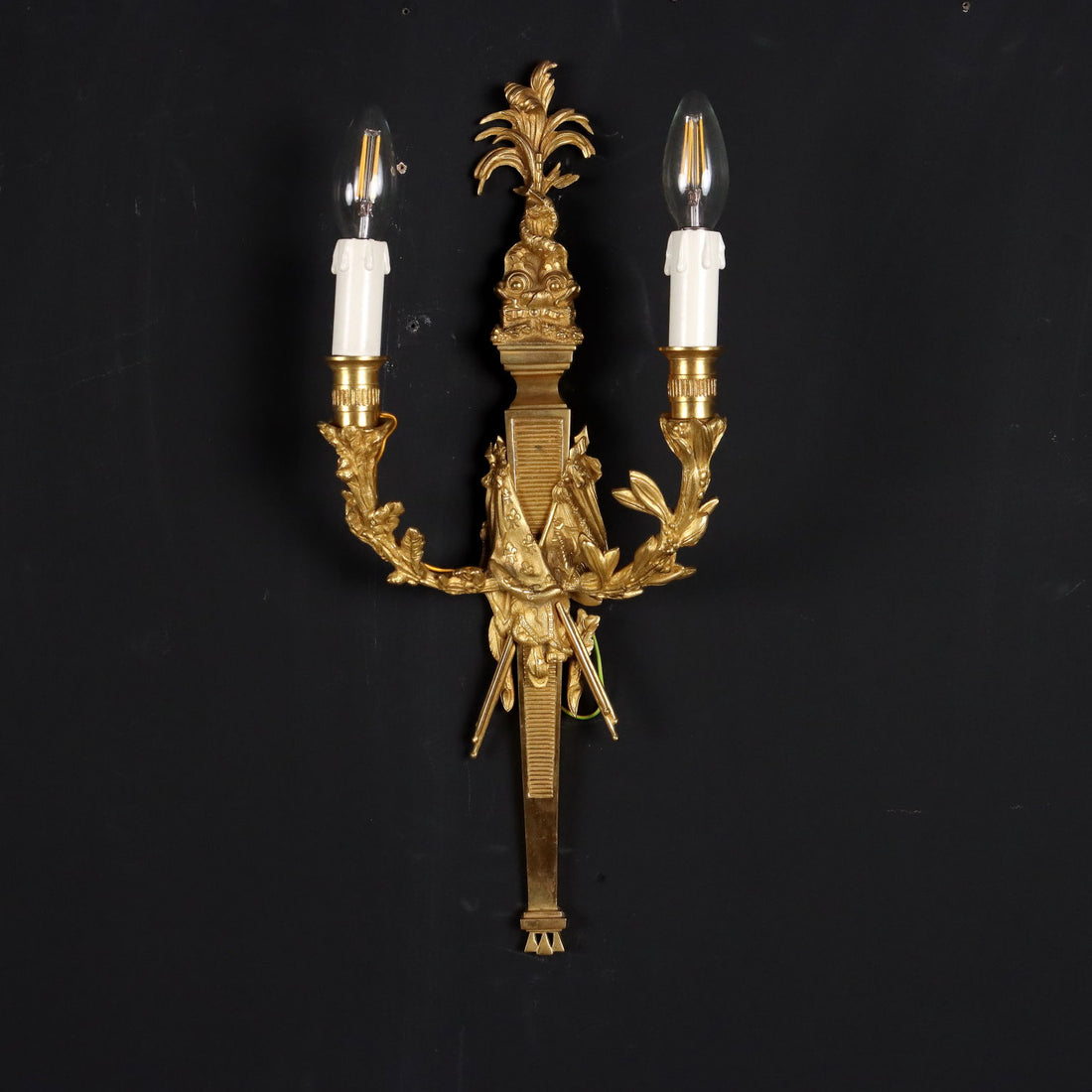 Pair of Wall Lamps Neoclassical Style XX Century Antiques Chandeliers - Italy 20th century | Antiques  Lighting